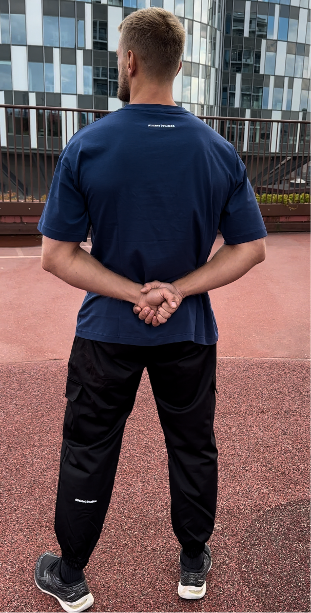 Athlete tee - Blue