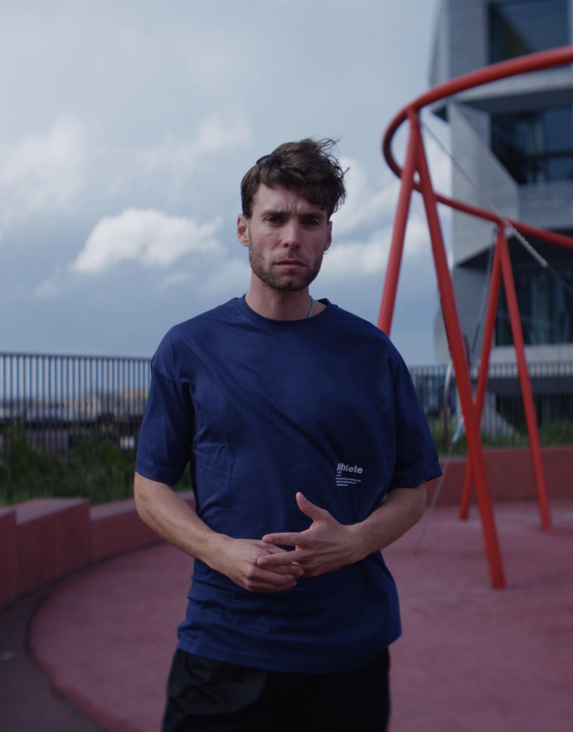Athlete tee - Blue
