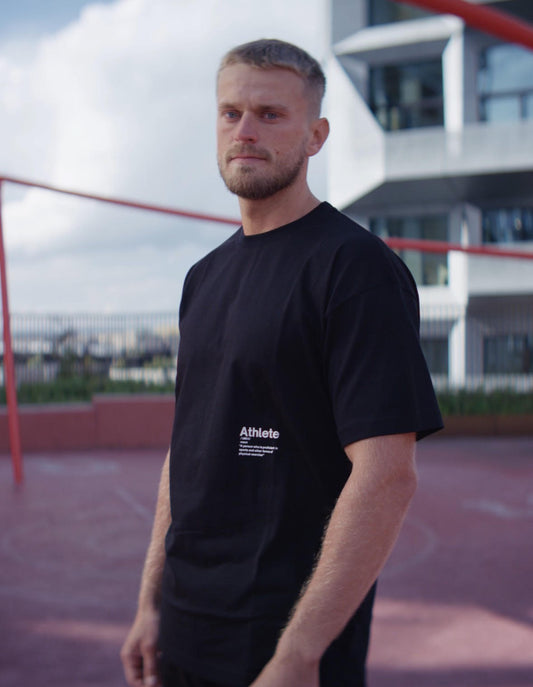 Athlete tee - Black