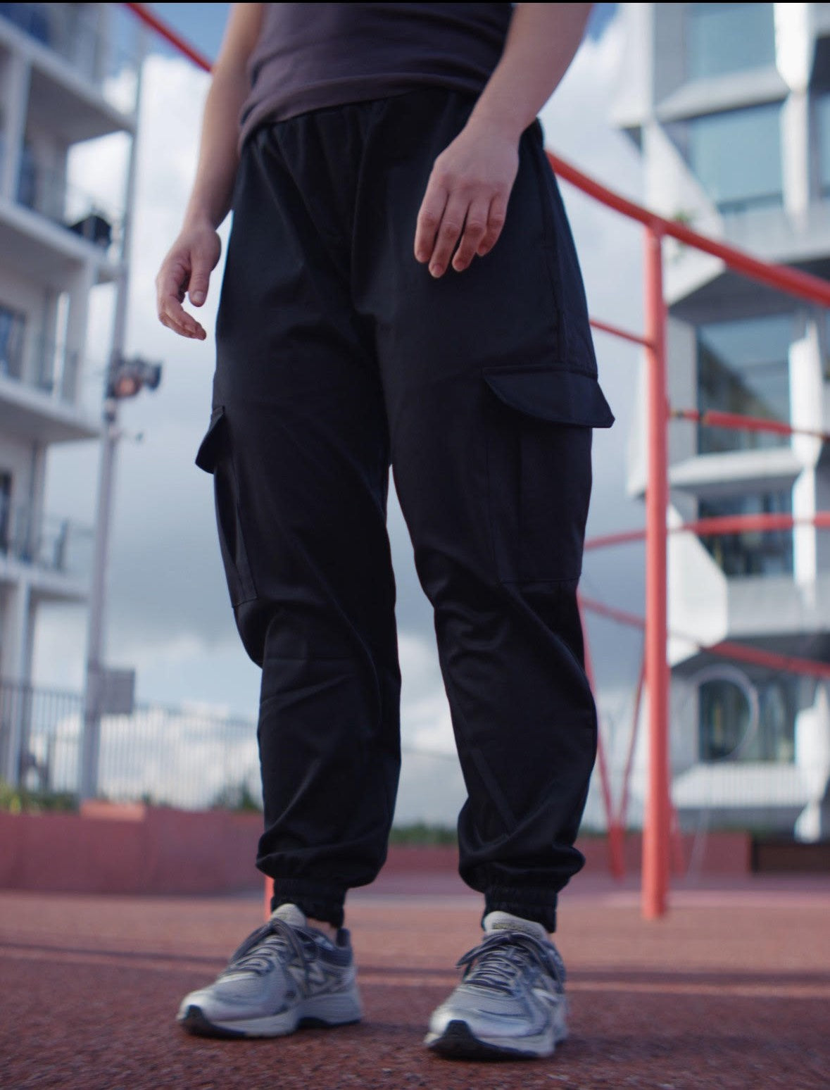 Athlete cargo pants - Black